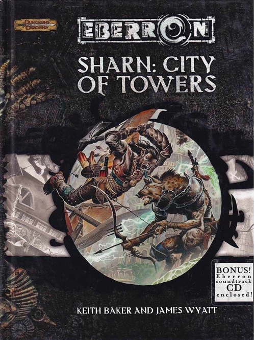 Dungeons & Dragons 3.5 - Eberron - Sharn: City of Towers - Inkl. CD (B Grade) (Genbrug)